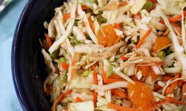 Chicken Cole Slaw Asian Style recipe