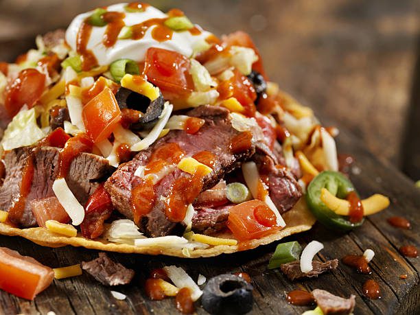 Grilled Sirloin Tostadas recipe