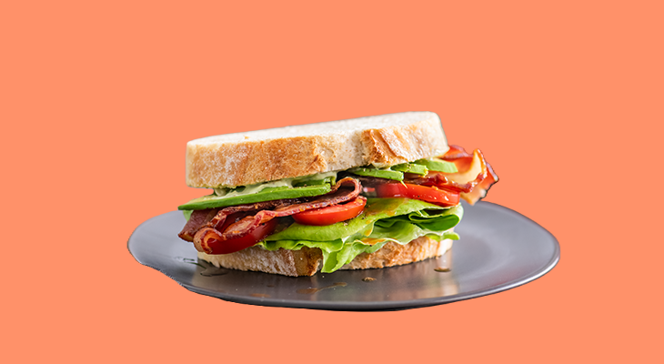 Bacon Lettuce and Tomato Sub with Avocado recipe