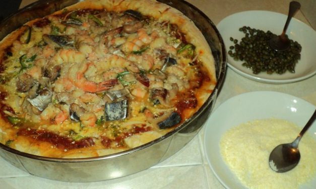 Healthy Seafood Pizza Recipe