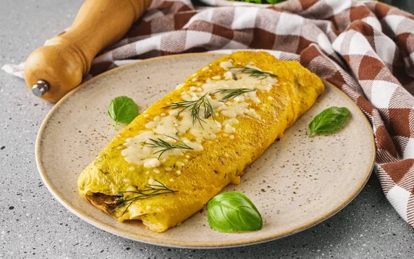 Tasty and Cheesy Omelets recipe