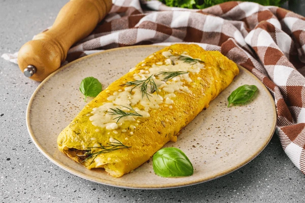 Tasty and Cheesy Omelets recipe