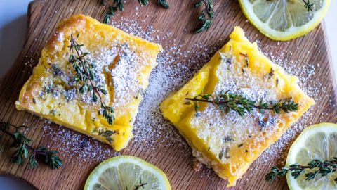 Lime Thyme Bars Recipe-