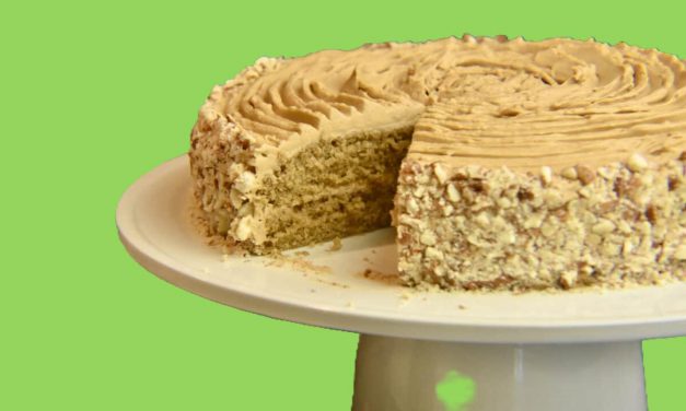 Buttercream Coffee Soaked Holiday Cake Recipe