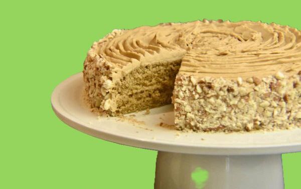 Buttercream Coffee Soaked Holiday Cake Recipe